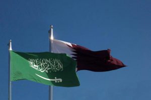 qatar saudi arabia flags